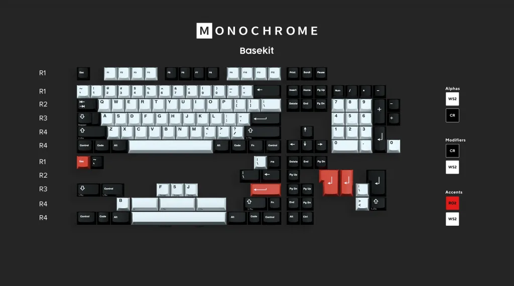 GMK Monochrome R2