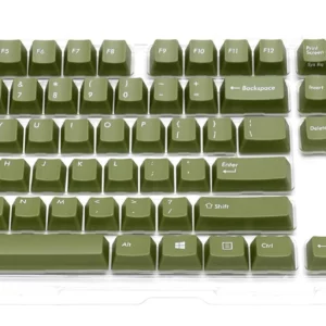 Filco 104 legended keycaps olive green