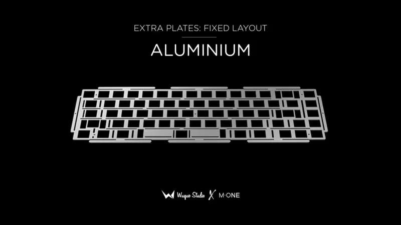 Wuque Studio x M•ONE Ginkgo65 Add-on Plates