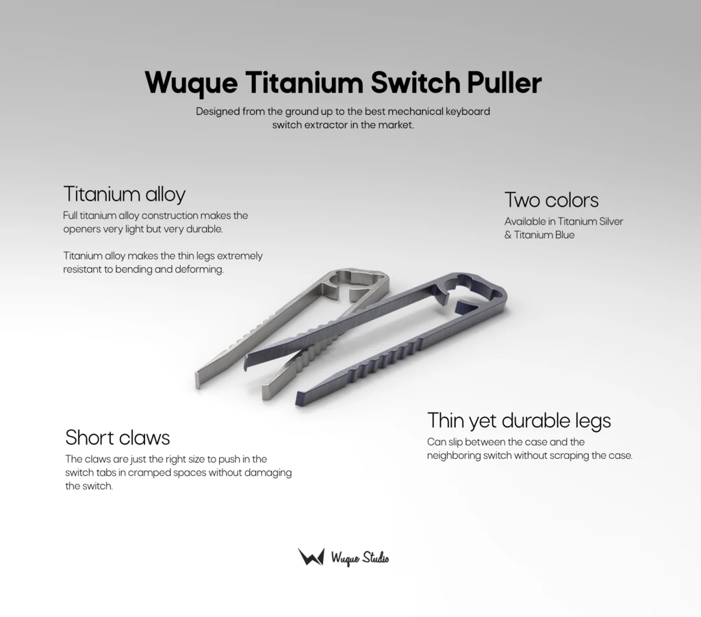 Wuque Studio Titanium Switch Puller