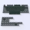 Sikakeyb Doubleshot PBT Keycaps (Two-Tone Green and Grey)