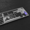 Akko Black and Silver Keycap Set (ASA Profile) - Image 3
