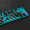 Akko Black and Cyan Keycap Set (ASA Profile) - Image 3
