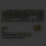 Akko Clear Black Keycap Set (ASA Profile)