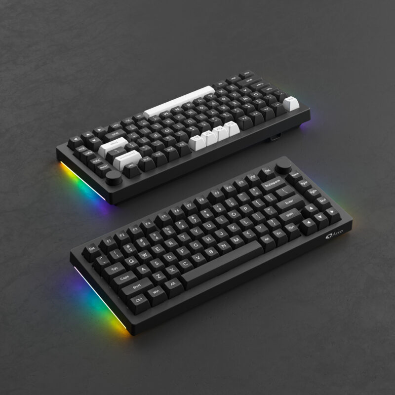 Akko White on Black Keycap Set (SAL Profile) - Image 3