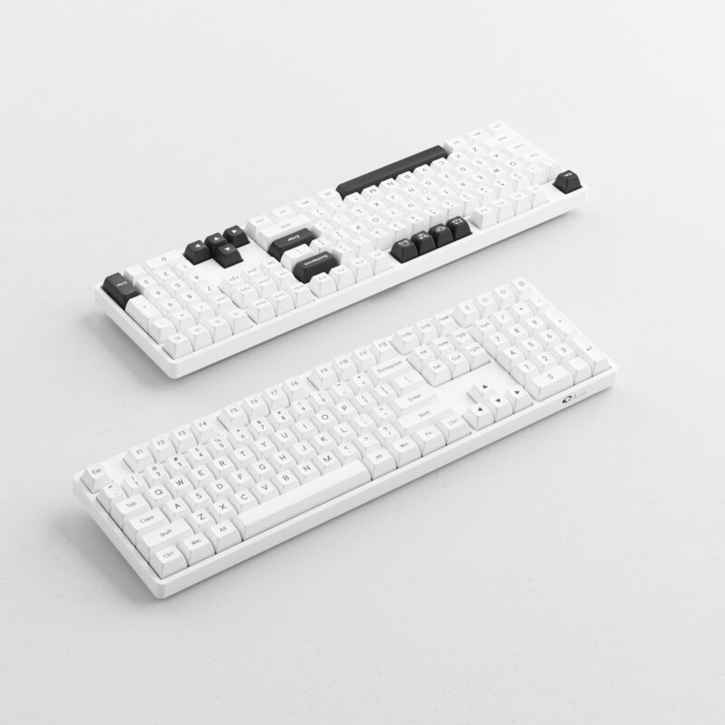 Akko Black on White Keycap Set (SAL Profile) - Image 2
