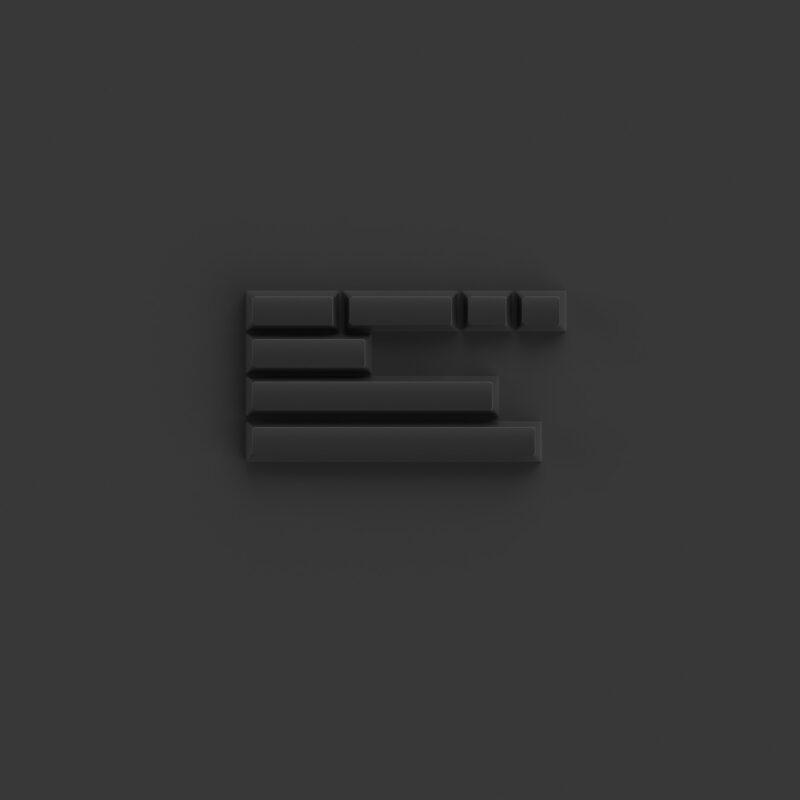 Akko Black and Gold Keycap Set (SAL Profile) - Image 4