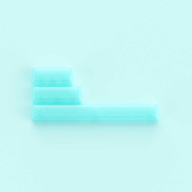 Akko Clear Mint (Tiffany Blue) Keycap Set (ASA Profile) - Image 4