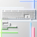 Akko ASA Shine-Through Keycap Set (White)