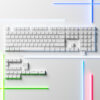 Akko ASA Shine-Through Keycap Set (White)