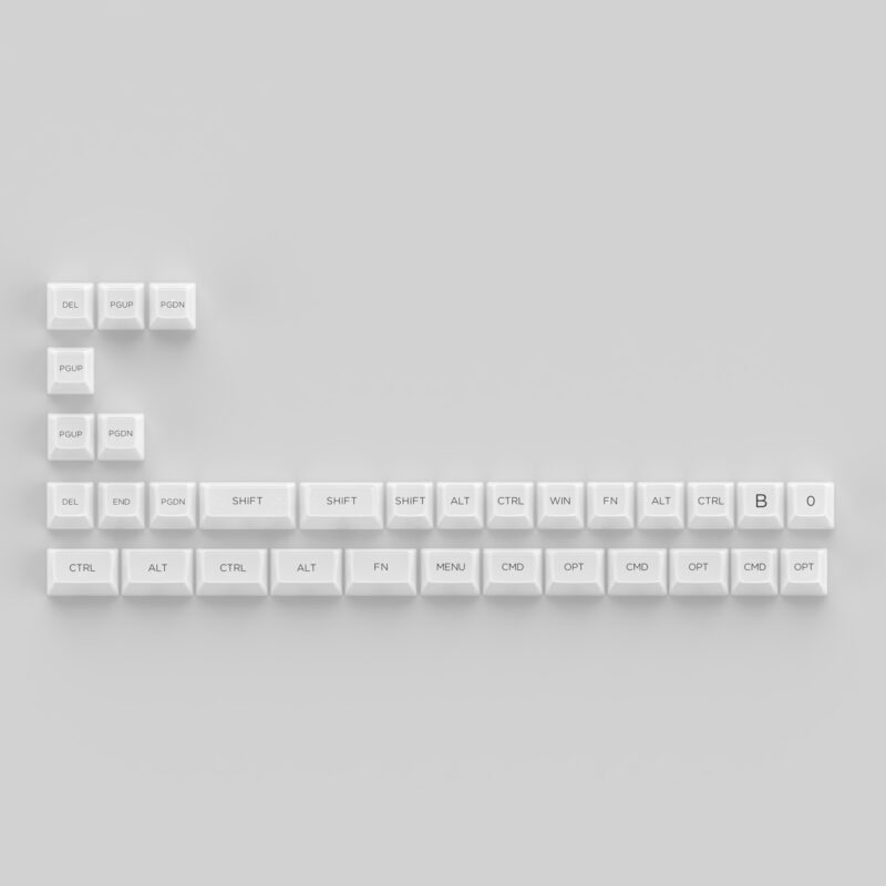 Akko Clear White Keycap Set v2 (ASA Profile) - Image 8