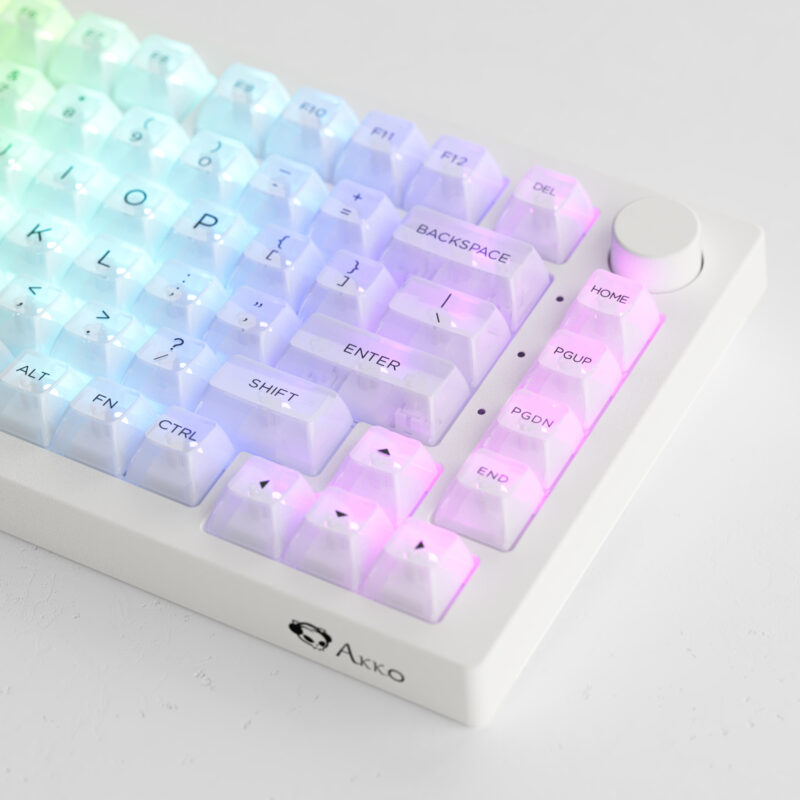 Akko Clear White Keycap Set v2 (ASA Profile) - Image 5