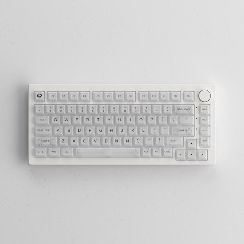 Akko Clear White Keycap Set v2 (ASA Profile) - Image 4