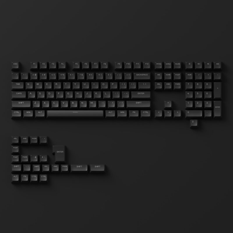 Akko ASA Shine-Through Keycap Set (Black) - Image 2