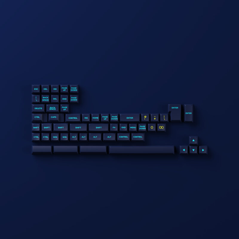 Akko Starry Sky (Starry Night) Keycap Set (OSA Profile) - Image 4