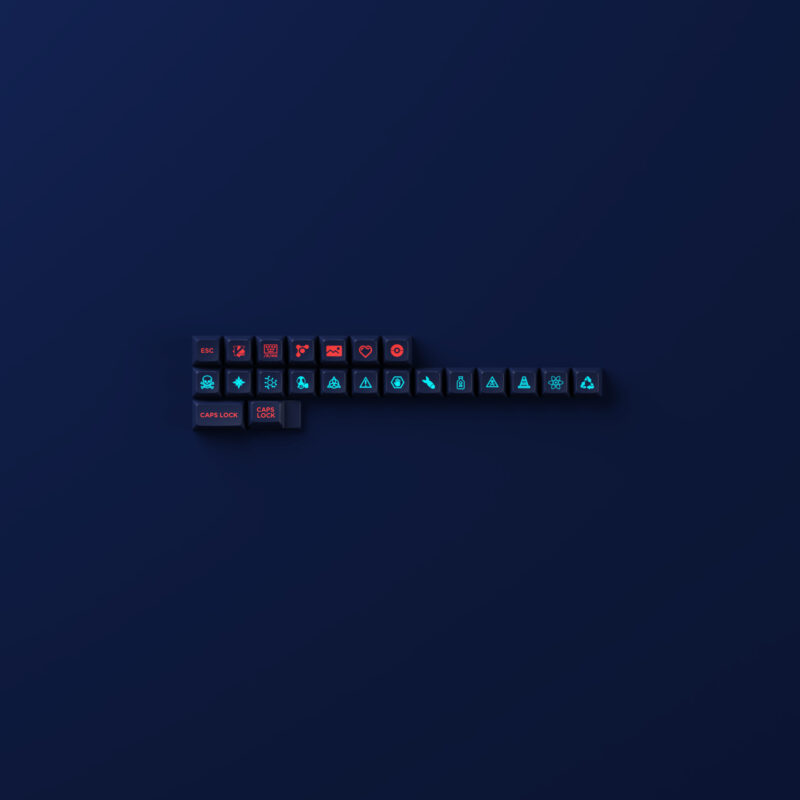 Akko Starry Sky (Starry Night) Keycap Set (OSA Profile) - Image 3