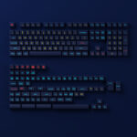 Akko Starry Sky (Starry Night) Keycap Set (OSA Profile)