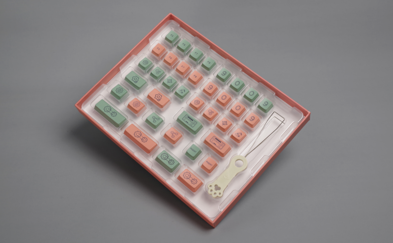 9009 Retro R2 OEM Profile Industrial Style Novelty Keycaps (38-Key) - Image 2