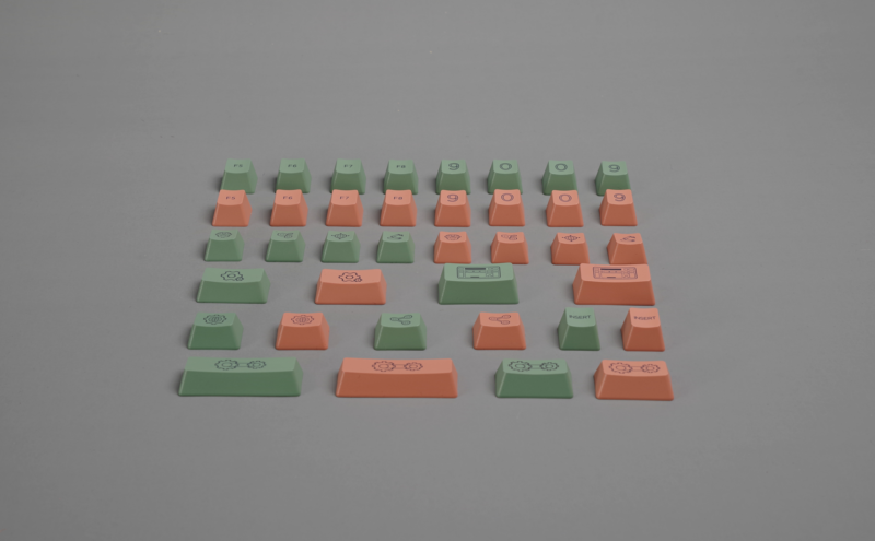 9009 Retro R2 OEM Profile Industrial Style Novelty Keycaps (38-Key) - Image 12