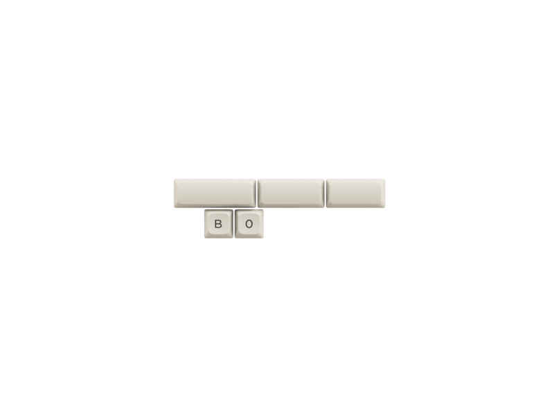 Akko Carbon Retro ASA Low Keycaps - Image 11