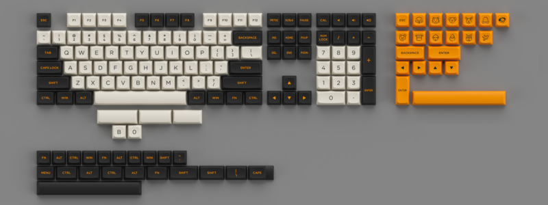 Akko Carbon Retro ASA Low Keycaps - Image 13