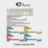 Akko Cream Keycap Set (MDA Profile)