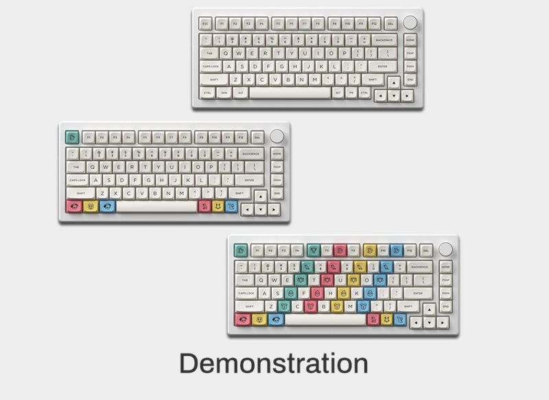 Akko Cream Keycap Set (MDA Profile) - Image 7