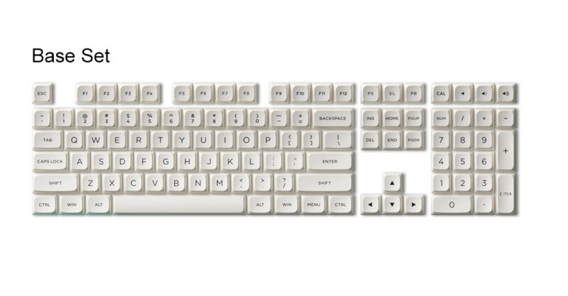 Akko Cream Keycap Set (MDA Profile) - Image 8