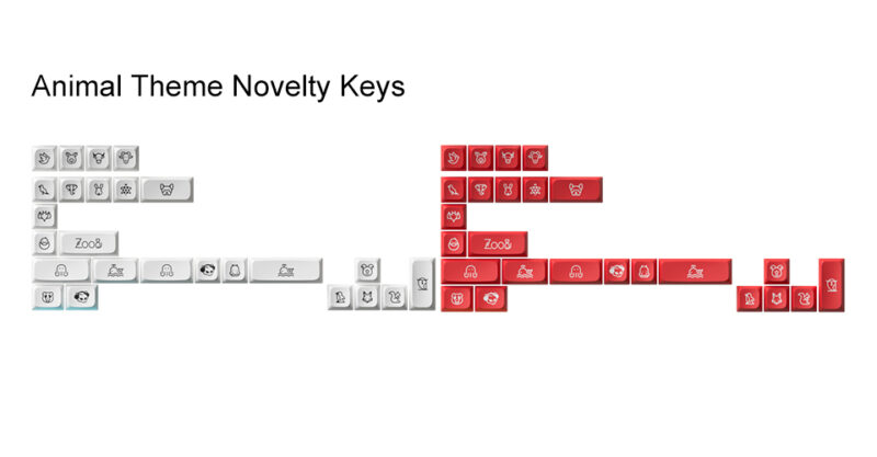 Akko WoB Building Blocks Keycap Set (MDA Profile) - Image 9