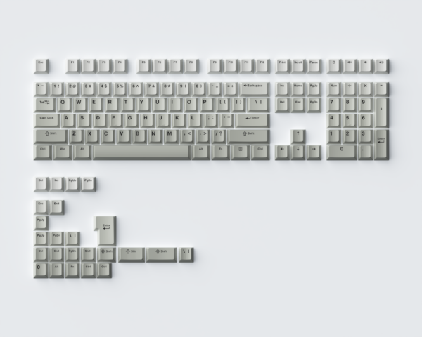 Akko Cool Gray (Cherry Profile) Keycap Set