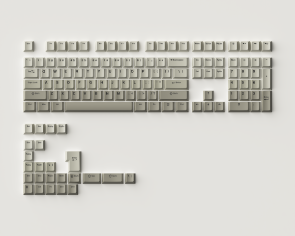 Akko Warm Gray (Cherry Profile) Keycap Set