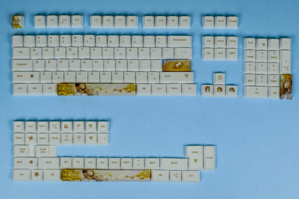 Aflion Autumn Cherry Profile PBT Keycaps
