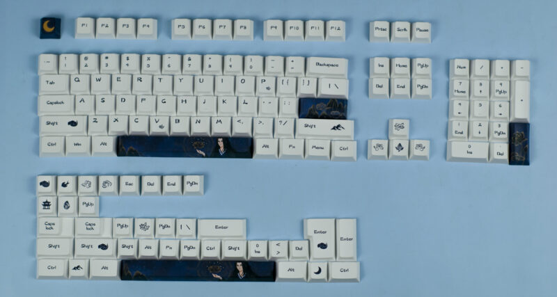Aflion Wild Goose Cherry Profile PBT Keycaps