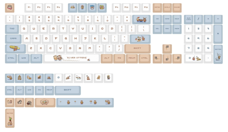 Otter XDA Profile Keycaps