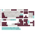 DaYe White and Brown Double Shot ABS Cherry Profile Keycaps