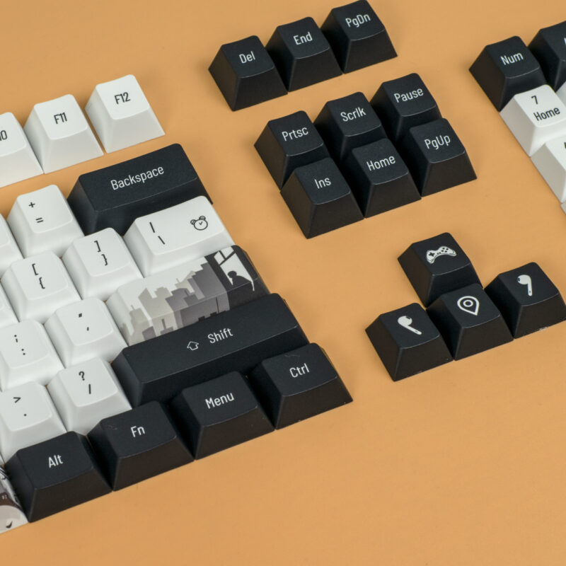 Aflion Hemisphere Cherry Profile PBT Keycaps - Image 5