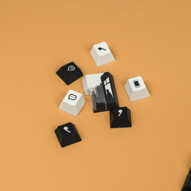 Aflion Hemisphere Cherry Profile PBT Keycaps - Image 7