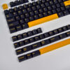 Aflion Black and Yellow Cherry Profile PBT Keycaps - Image 2
