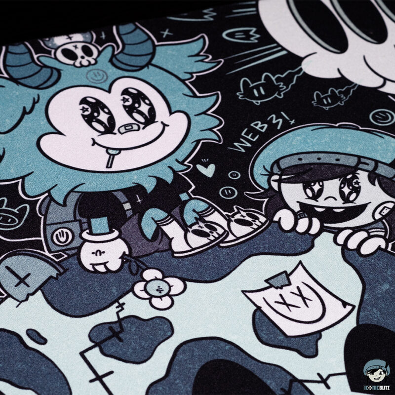 Dark Metaverse Deskmat by Iconic Blitz X Franxy - Image 8
