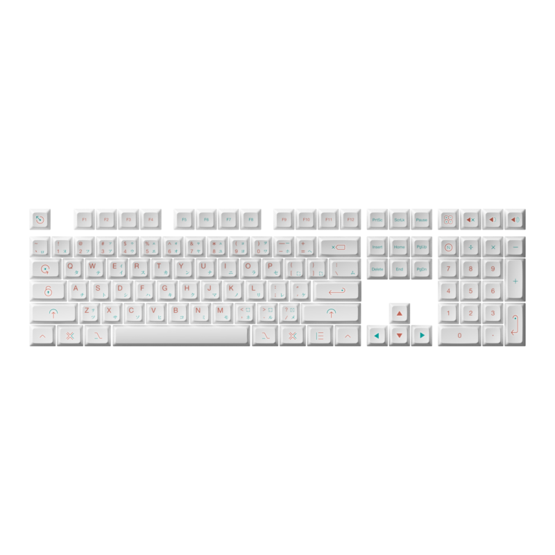 Akko Red Fuji Keycap JDA Profile Set (161 key) - Image 4