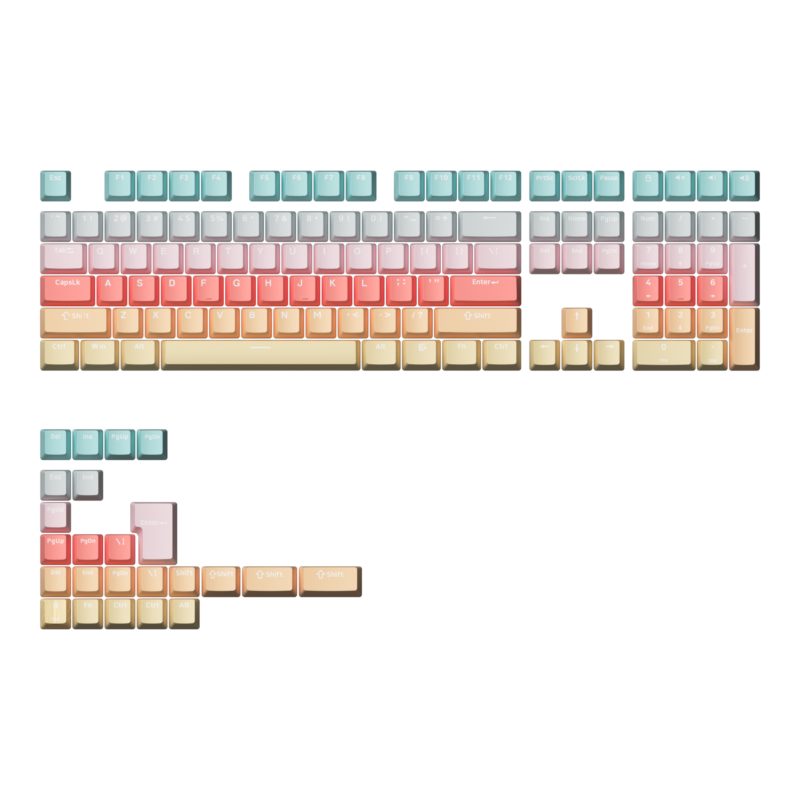 Monsgeek Ice Cream OEM Profile Keycap Set (132 Key)