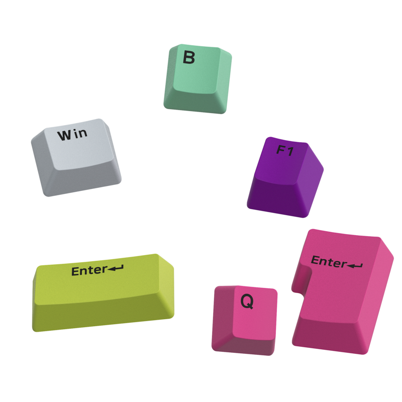 Monsgeek Rainbow OEM Profile Keycap Set (132-key) - Image 3
