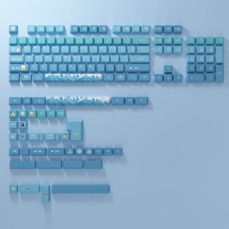Ice Bear Cherry Profile Keycap Set - Image 2