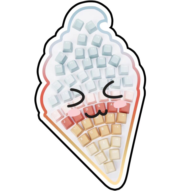 Monsgeek Ice Cream OEM Profile Keycap Set (132 Key) - Image 4