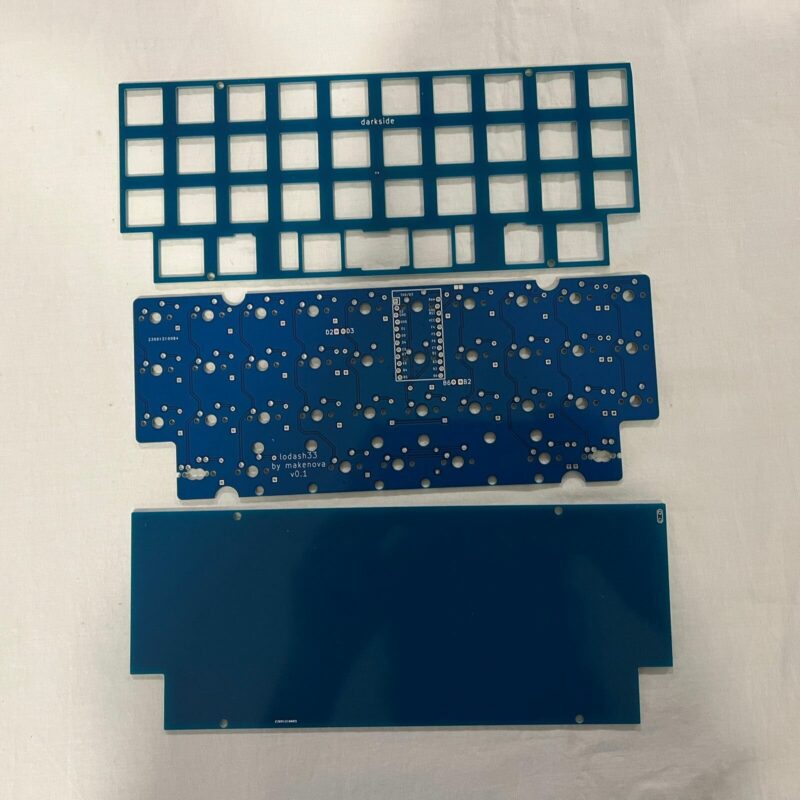 Lodash33 Keyboard PCB+Plates FR4 Stack