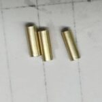 M2 8mm Threaded Round Spacer/Standoff, Brass, Female-Female