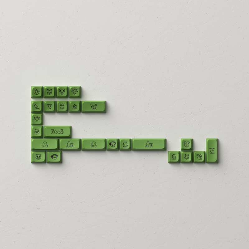 Akko Panda Keycap Set (MDA Profile) - Image 4