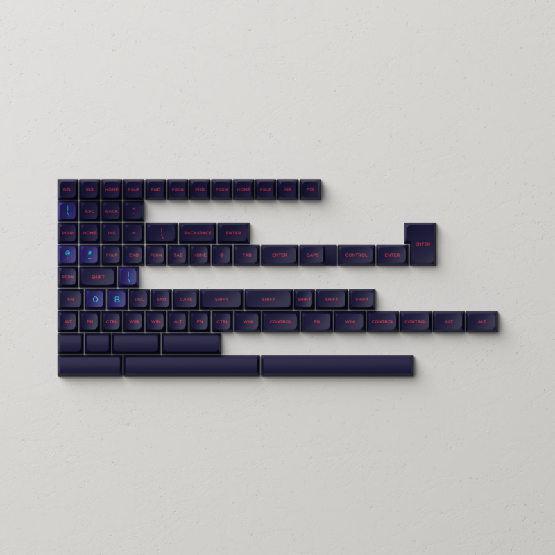 Akko Neon Keycap Set (MDA Profile) - Image 4