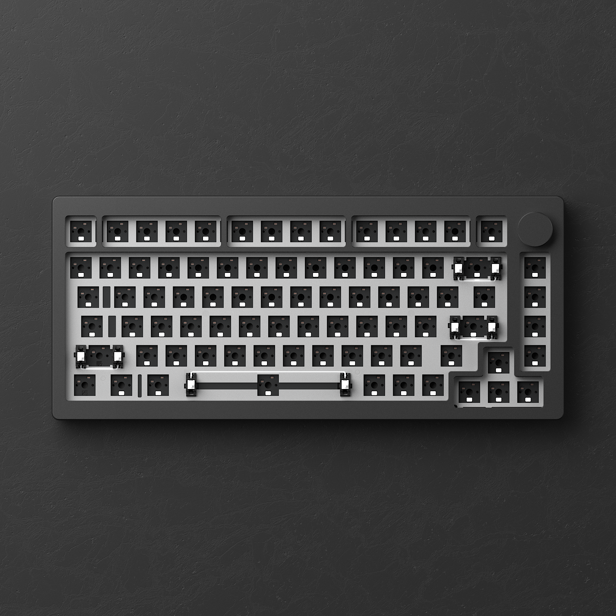 MONSGEEK M1 V3 ベアボーン Horizon Blue : MONSGEEK M1W V3 HE Gaming Keyboard Magnetic Switch
