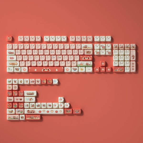 Akko Raccoon MAO Keycap Set (142-key)